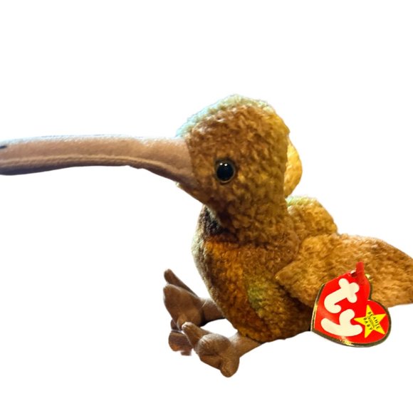 Ty Beanie Baby: Beak the Kiwi Bird | Stuffed Animal | MWMT - Picture 2 of 9